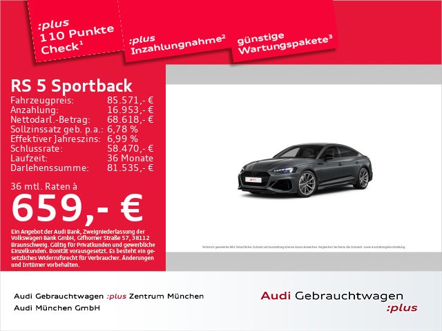 Audi RS 5 Sportback RS5 Spb   qu.2.9  V6331    A8