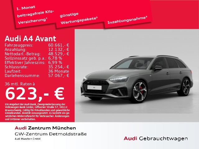 Audi A4 Avant 40 TDI qu. S tronic 2x S line Competition+/Pano/Matrix/ACC