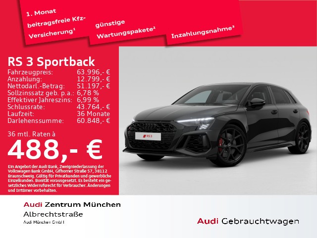 Audi RS 3 Sportback RS 3 Sportback 294(400) kW(PS) S tronic