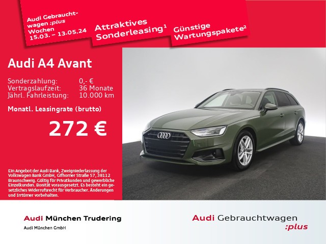 Audi A4 Avant 30 TDI S tronic advanced AHK/Navi+/Virtual+
