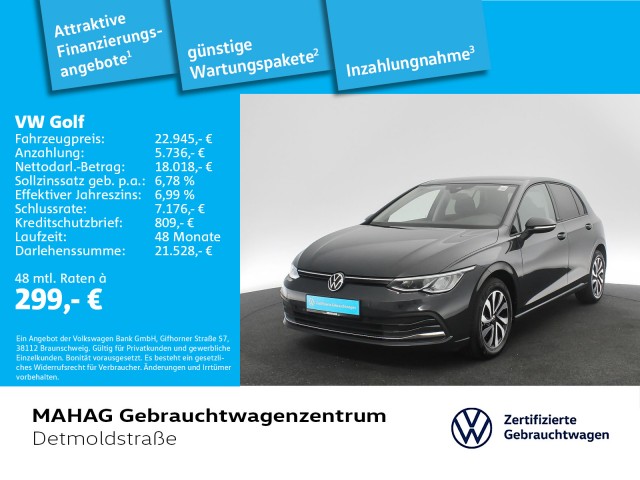 Volkswagen Golf VIII 2.0 TDI ACTIVE Navi LED ACC 6-Gang