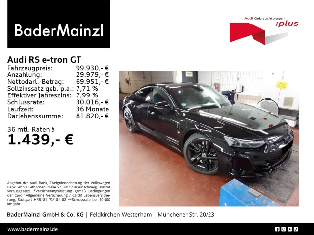 Audi RS e-tron GT RS-Designpaket HUD B&O Pano Matrix