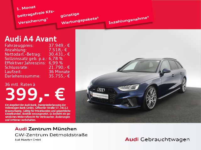 Audi A4 Avant 45 TFSI qu. 2x S line Virtual+/AHK/LED/Navi+/ACC