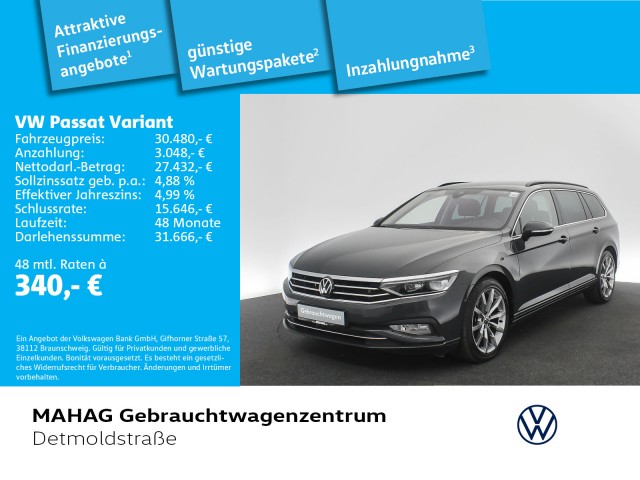 Volkswagen Passat Variant 2.0 TDI BUSINESS 4Mot. Navi IQ.Light AHK Standhz. DSG
