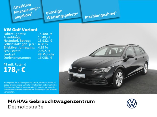 Volkswagen Golf VIII Variant 2.0 TDI LIFE Navi LED AHK 6-Gang