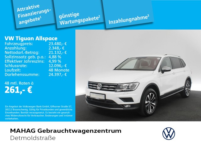 Volkswagen Tiguan Allspace 2.0 TDI UNITED Navi DAB+ SitzhzVorn DSG